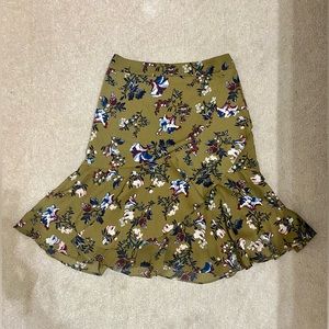 Ann Taylor wrap midi skirt